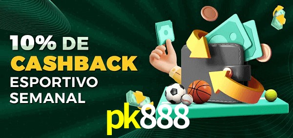 10% de bônus de cashback na pk888